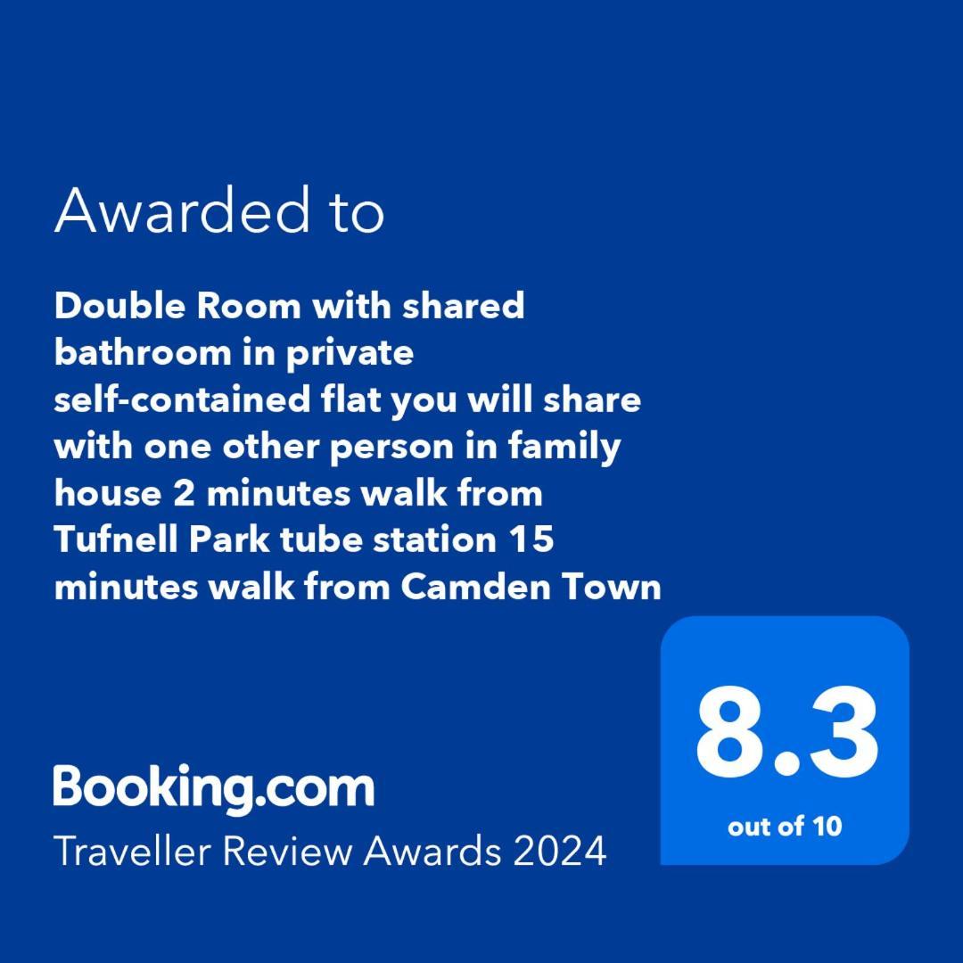 Self-Contained Flat On The 2Nd Floor You Will Share With One Other Guest, In A Family House 2 Minutes Walk From Tufnell Park Station 2Nd Floor With Stairs London Kültér fotó